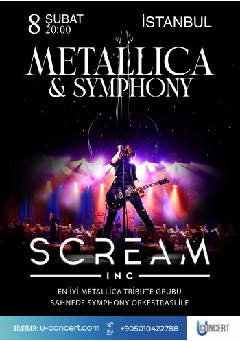 METALLICA VE SENFONİ SCREAM INC.