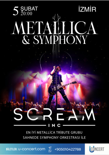 METALLICA VE SENFONİ SCREAM INC.