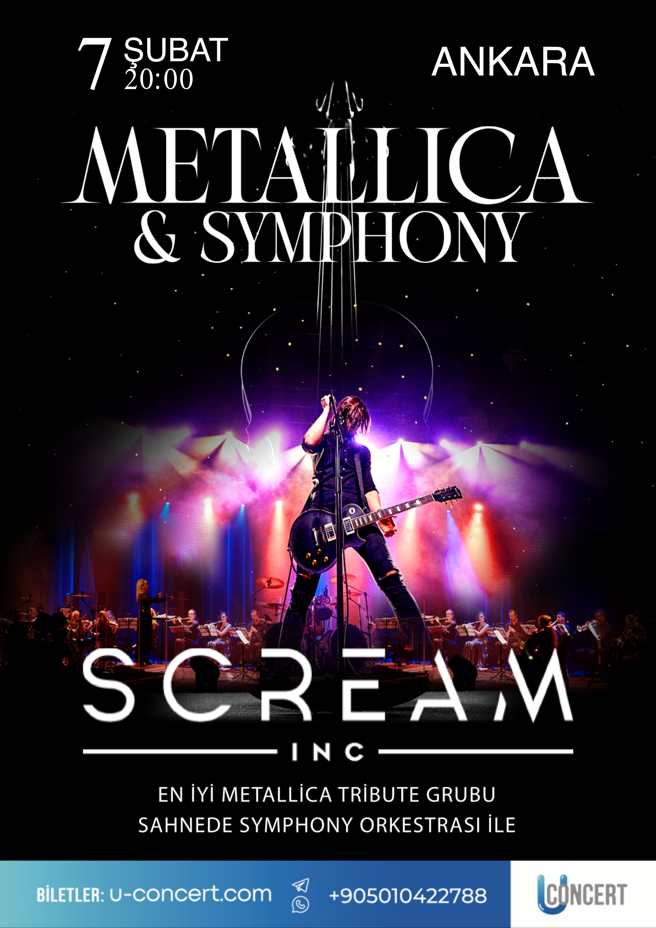 METALLICA VE SENFONİ SCREAM INC.