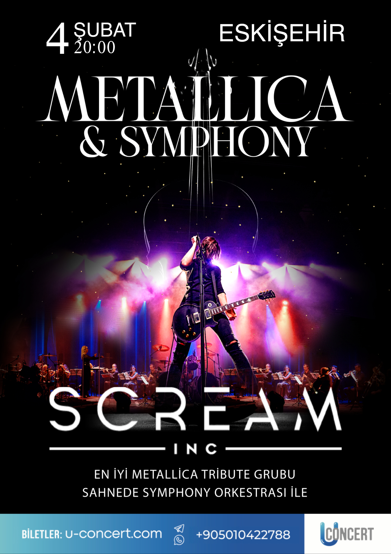 METALLICA VE SENFONİ SCREAM INC.