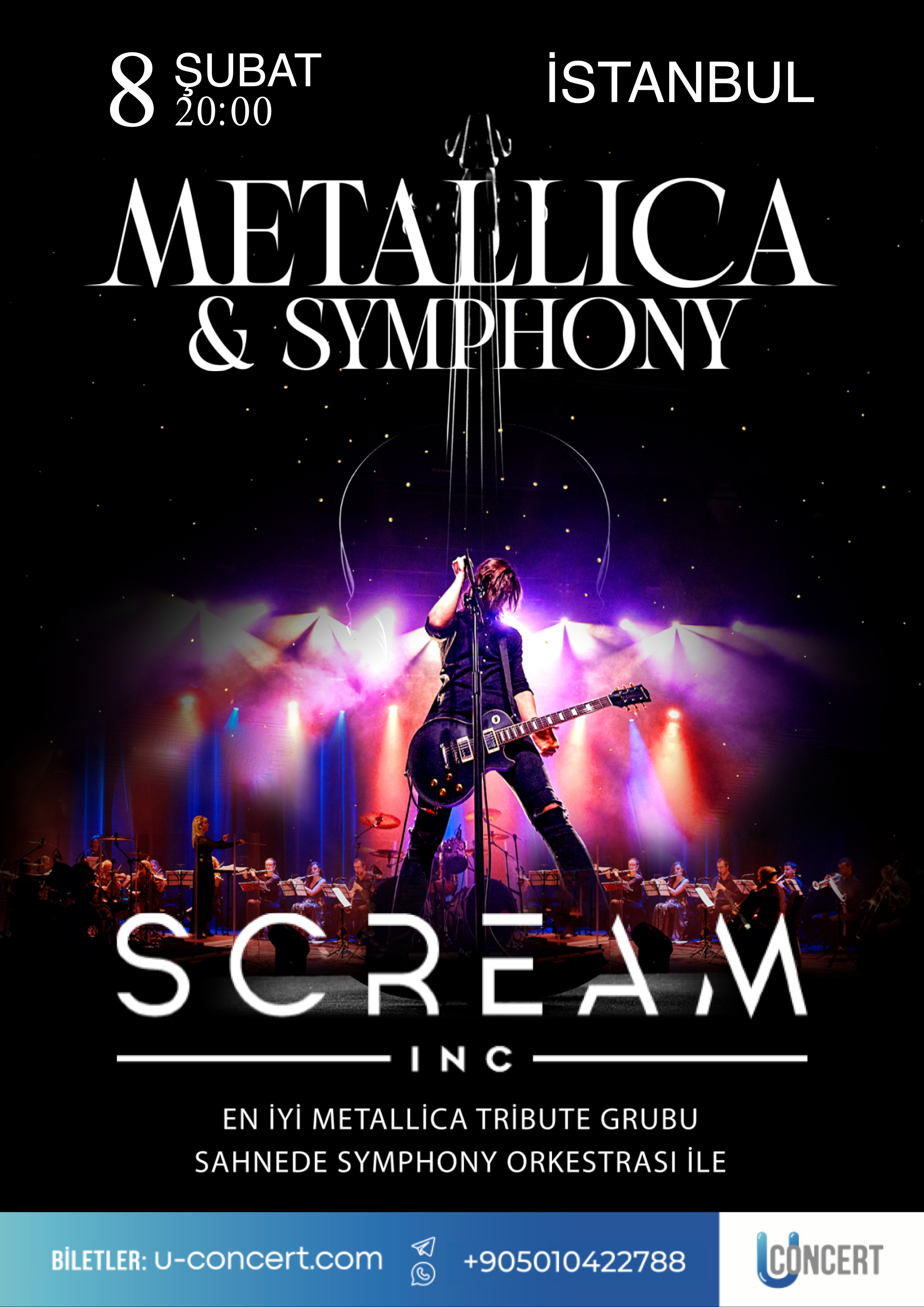 METALLICA VE SENFONİ SCREAM INC.