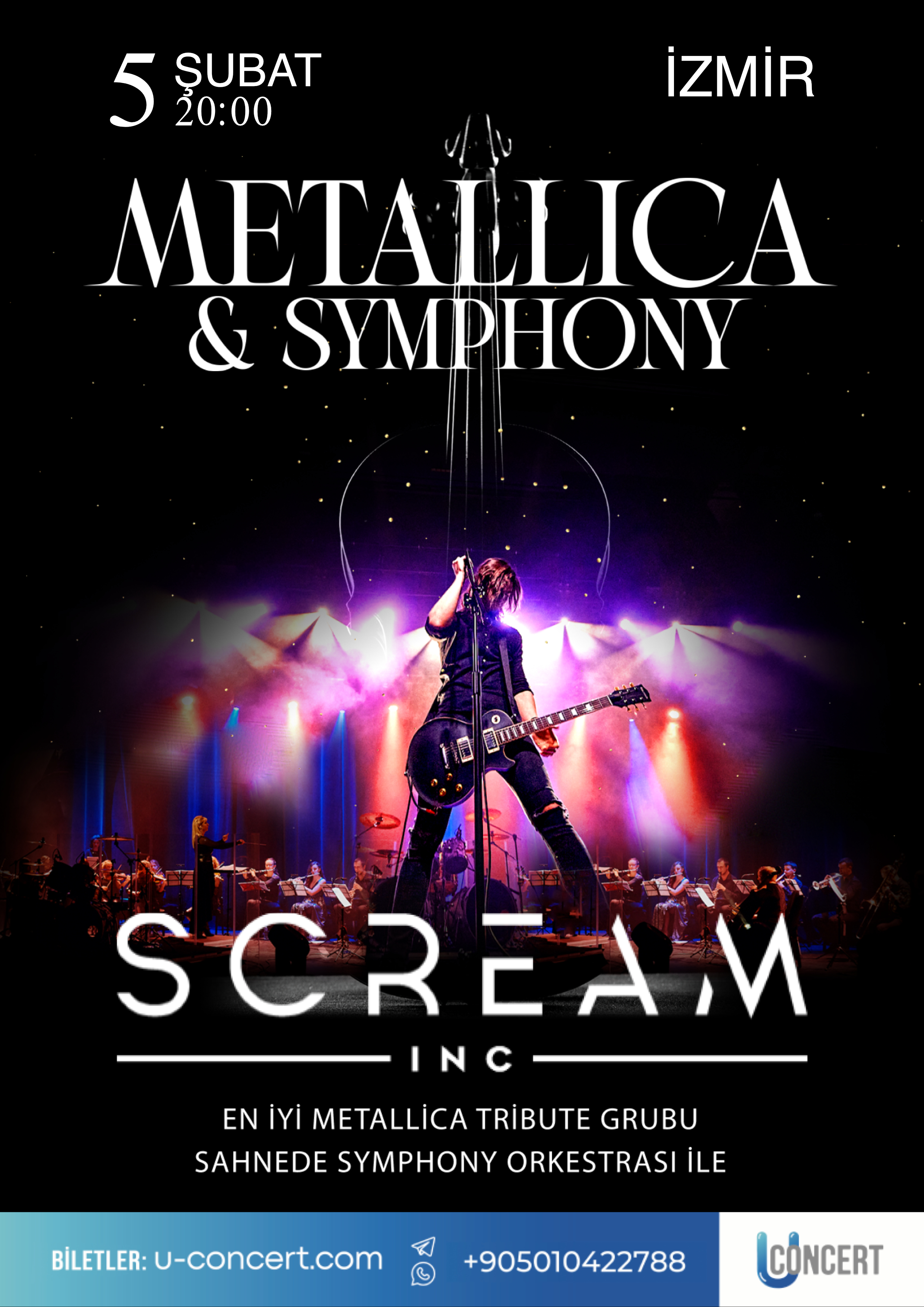 METALLICA VE SENFONİ SCREAM INC.
